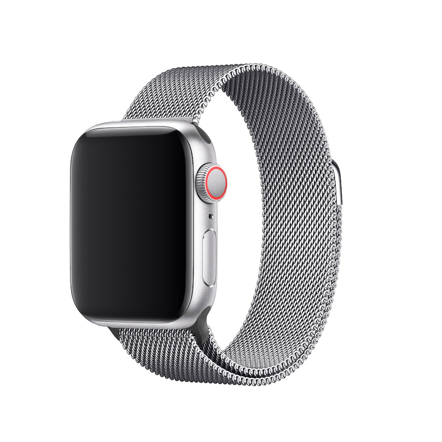 3sixT Mesh Band For Apple Watch 6 9 SE 38 41mm Silver 3sixT Gear