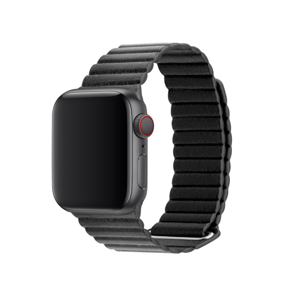 Apple leather hot sale loop black